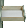 Chicago 72" Double Vanity, Smokey Celadon, w/ 3 CM Siberian Silestone Top