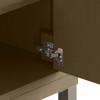 Chicago 72" Double Vanity, Walnut Whisper, w/ Single Hole 3CM White Zeus Silestone® Top & Backsplash