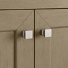 Chicago 72" Double Vanity, Walnut Whisper, w/ 3 CM Victorian Silver Silestone® Top