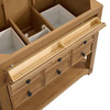 Malibu 36" Single Vanity, Amber Birch w/ 3 CM Charcoal Soapstone Top