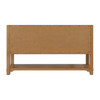Malibu 60" Single Vanity, Amber Birch w/ 3 CM Ethereal Noctis Top w/ FreePower Wireless Charger