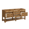 Malibu 72" Double Vanity, Amber Birch w/ 3 CM Eternal Marfil Top