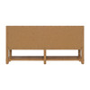 Malibu 72" Double Vanity, Amber Birch w/ 3 CM Ethereal Noctis Top w/ FreePower Wireless Charger