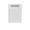 Chianti 20" Single Vanity, Glossy White w/ White Glossy Composite Stone Top
