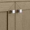 Chianti 20" Single Vanity, Walnut Whisper w/ White Glossy Composite Stone Top