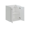 Chianti 24" Single Vanity, Glossy White w/ White Glossy Composite Stone Top