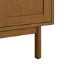 Laurent 30" Single Vanity, Honey Oak w/ Single Hole 3 CM White Zeus Silestone Top and Matching Backsplash