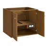 Laurent 30" Single Vanity, Honey Oak w/ 3 CM Carrara Marble Top