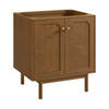 Laurent 30" Single Vanity, Honey Oak w/ 3 CM Charcoal Soapstone Silestone Top
