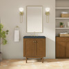 Laurent 30" Single Vanity, Honey Oak w/ 3 CM Charcoal Soapstone Silestone Top