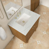 Laurent 30" Single Vanity, Honey Oak w/ 3 CM Ethereal Noctis Silestone Top