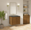 Laurent 30" Single Vanity, Honey Oak w/ 3 CM Parisien Bleu Silestone Top
