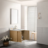 Laurent 30" Single Vanity, Light Natural Oak w/ 3 CM Ethereal Noctis Top