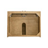 Laurent 30" Single Vanity, Light Natural Oak w/ 3 CM White Zeus Top