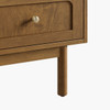 Laurent 36" Single Vanity, Honey Oak w/ Single Hole 3 CM White Zeus Silestone Top and Matching Backsplash