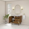 Laurent 36" Single Vanity, Honey Oak w/ 3 CM Eternal Jasmine Pearl Silestone Top