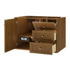 Laurent 36" Single Vanity, Honey Oak w/ 3 CM Lime Delight Silestone Top