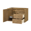 Laurent 36" Single Vanity, Light Natural Oak w/ 3 CM Eternal Jasmine Pearl Top