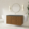 Laurent 48" Single Vanity, Honey Oak w/ 3 CM Parisien Bleu Silestone Top
