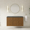 Laurent 48" Single Vanity, Honey Oak w/ 3 CM Parisien Bleu Silestone Top w/FreePower Wireless Charger
