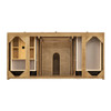 Laurent 48" Single Vanity, Light Natural Oak w/ 3 CM Eternal Jasmine Pearl Top