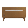 Laurent 60" Double Vanity, Honey Oak w/ 3 CM Ethereal Noctis Silestone Top