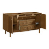 Laurent 60" Double Vanity, Honey Oak w/ 3 CM Tajnar Eclos Top