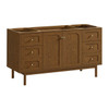 Laurent 60" Single Vanity, Honey Oak w/ 3 CM Parisien Bleu Silestone Top