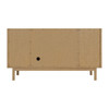 Laurent 60" Single Vanity, Light Natural Oak, w/ 3 CM Charcoal Soapstone Quartz Top