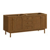Laurent 72" Double Vanity, Honey Oak w/ 3 CM Lime Delight Silestone Top