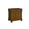 Brookfield 36" Single Vanity, Honey Oak w/ 3 CM Victorian Silver Silestone Top