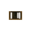 Brookfield 36" Single Vanity, Honey Oak, w/ 3 CM White Zeus Silestone Top