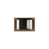 Brookfield 36" Single Vanity, Pecan w/ 3 CM Parisien Bleu Silestone  Top
