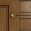 Brookfield 48" Single Vanity, Honey Oak w/3 CM Carrara White Marble Top