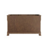 Brookfield 60" Double Vanity, Pecan w/3 CM Eternal Jasmine Pearl Silestone Top