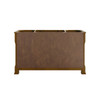 Brookfield 60" Single Vanity, Honey Oak w/ 3 CM Parisien Bleu Silestone Top