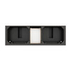 Brookfield 72" Double Vanity, Black Onyx, w/ 3 CM Charcoal Soapstone Silestone Top