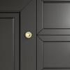 Brookfield 72" Double Vanity, Black Onyx, w/ 3 CM Charcoal Soapstone Silestone Top