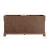 Brookfield 72" Double Vanity, Pecan w/ 3 CM Victorian Silver  Silestone Top