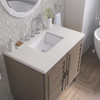 Portland 36" Single Vanity Whitewashed Walnut w/ 3 CM Lime Delight Silestone Top