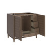 Portland 36" Single Vanity Whitewashed Walnut w/ 3 CM Lime Delight Silestone Top