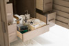 Portland 36" Single Vanity, Whitewashed Walnut, w/ 3 CM Phantome Eclos Top