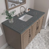 Portland 48" Single Vanity Whitewashed Walnut w/ 3 CM Parisien Bleu Silestone Top