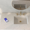 Portland 48" Single Vanity Whitewashed Walnut w/ 3 CM Eternal Jasmine Pearl Silestone Top w/FreePower Wireless Charger