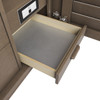 Portland 60" Double Vanity Whitewashed Walnut w/ 3 CM Lime Delight Silestone Top