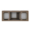 Portland 60" Single Vanity Whitewashed Walnut w/ Single Hole 3 CM White Zeus Silestone Top & Backsplash