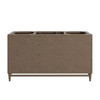 Portland 60" Single Vanity Whitewashed Walnut w/ Single Hole 3 CM White Zeus Silestone Top & Backsplash