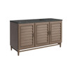 Portland 60" Single Vanity Whitewashed Walnut w/ 3 CM Parisien Bleu Silestone Top