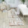 Nourison Soho SOH01 Mocha/blue Area Rugs