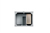Brittany 30" Single Vanity, Urban Gray, w/ Single Hole 3 CM White Zeus Silestone Top & Backsplash